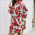 Long-sleeve Floral Pattern Romper