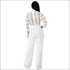 Long-sleeve Hollow Design V Neck Wide Leg Jumpsuits