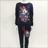 Long Sleeve Mickey Print Top And Pants Casual Two Piece Sets