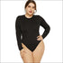 Long Sleeve Stretchy Tight Bodysuits