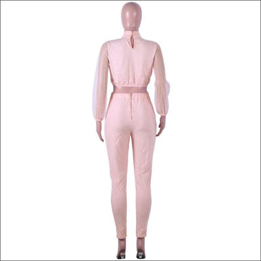 Long-sleeve Vintage Polka Dot