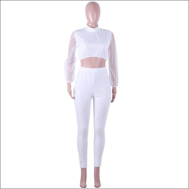 Long-sleeve Vintage Polka Dot