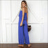 Loose Pattern Overlap Off-shoulder Wide-leg Jumpsuits