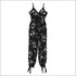 Loose Pattern Women Spaghetti Strap Surplice Jumpsuits
