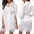 Loose Satin Nightgown Set