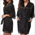 Loose Satin Nightgown Set