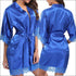 Loose Satin Nightgown Set