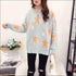 Loose Star Pattern Pullover Knitwear