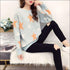 Loose Star Pattern Pullover Knitwear