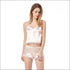 Lustrous Silk-like Fabric Spaghetti Strap Pajama Set
