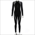 Mesh Patchwork Design Sports Jumpsuits