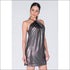 Metallic Dress Neckline