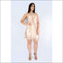 Metallic Dress Neckline