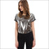 Metallic Luster Design Hot Sale Short Sleeves T-shirt