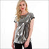 Metallic Luster Design Hot Sale Short Sleeves T-shirt