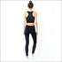 Milano Leggings & Bra Set - BLACK
