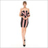 Miley + Molly Bold Stripe Flounce Tube Dress