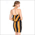 Miley + Molly Bold Stripe Flounce Tube Dress