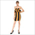 Miley + Molly Bold Stripe Flounce Tube Dress