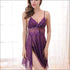 Multi-Color Embroidery V-neck Sling Nightdress