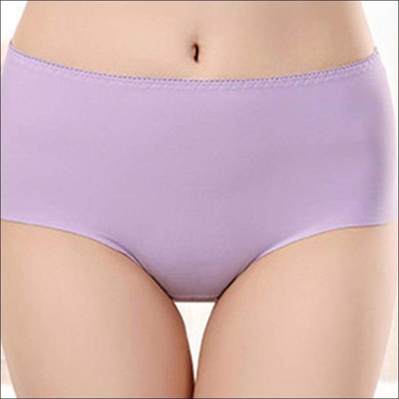Multicolor Seamless Panties - S / Purple - Lingerie & Sleep