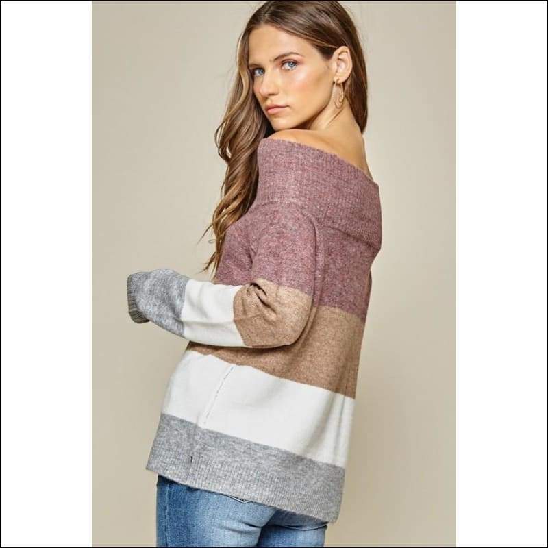 Andree by Unit Off Shoulder Sweater - Plus - Women’s 