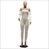 Off-the-Shoulder Long-sleeve Tight Jumpsuits