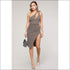 One Shoulder Shimmer Dress