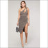 One Shoulder Shimmer Dress