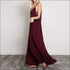 Oversize V Neck Spaghetti Strap Wide-leg Jumpsuits