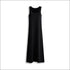 Padded Casul Sleeveless Cotton Bottoming Long Skirt