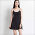 Padded Solid Color Cotton Long Camisole