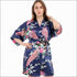Peacock Printing Night-robe