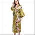 Peacock Printing Plus Size Homewear Nightgown