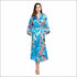 Peacock Printing Plus Size Homewear Nightgown