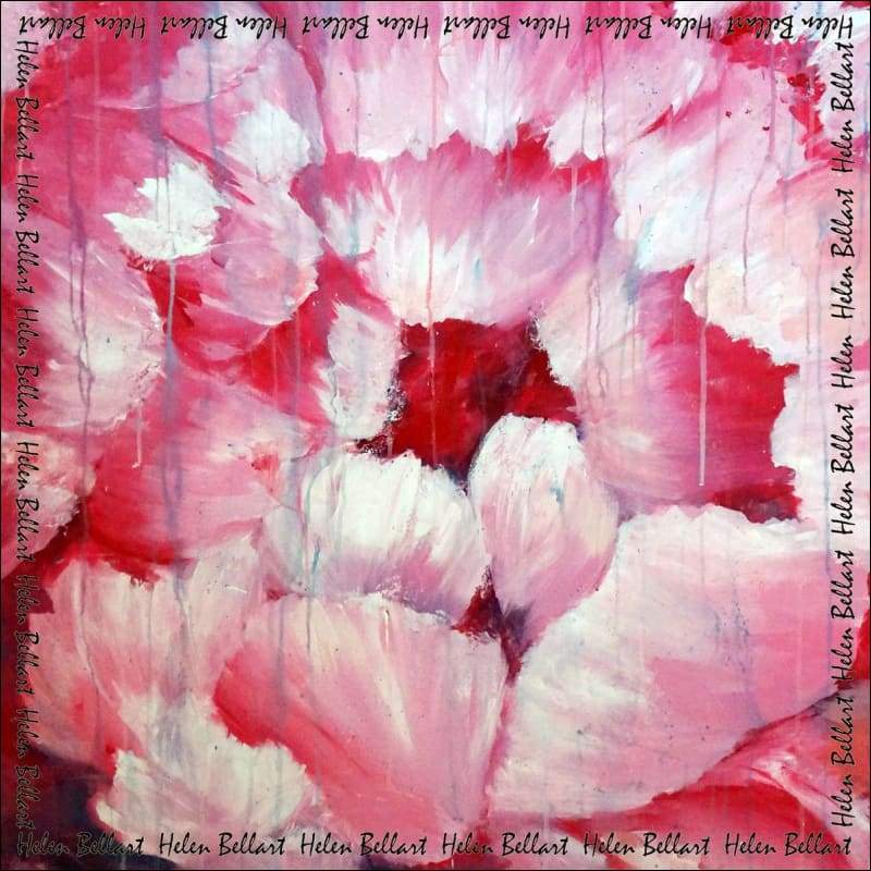 Pink peony 45x45 cm - Silk Scarves