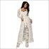 Plain Lace Long Sleeve Cardigan Tube Top Flare Pants Three-piece Set