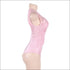Plus Size Backless Lace Patchwork Sleeveless Bodysuits