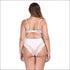 Plus Size See-through Lace Sling Bodysuits