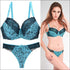 Plus Size Sexy Bridal Bra And Panty Lace Floral Printed Set