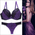 Plus Size Sexy Bridal Bra And Panty Lace Floral Printed Set