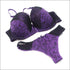 Plus Size Sexy Bridal Bra And Panty Lace Floral Printed Set