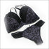 Plus Size Sexy Bridal Bra And Panty Lace Floral Printed Set