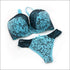 Plus Size Sexy Bridal Bra And Panty Lace Floral Printed Set