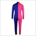 Plus Size Stand-collar Stitching Slim Jumpsuits