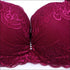 Plus Size Underwire Lace Push Up Bra