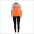 Plus Size Women Long-sleeve Stitching Hoodie And Casual Pants Sports Two-piece Set