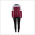 Plus Size Women Long-sleeve Stitching Hoodie And Casual Pants Sports Two-piece Set