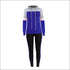 Plus Size Women Long-sleeve Stitching Hoodie And Casual Pants Sports Two-piece Set