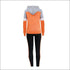 Plus Size Women Long-sleeve Stitching Hoodie And Casual Pants Sports Two-piece Set